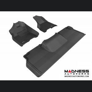 Dodge RAM 2500/ 3500 Mega Cab Floor Mats (Set of 3) - Black by 3D MAXpider